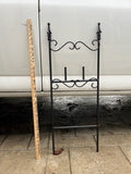 31" Tall Custom Double Finial Slate Holder For 12" Slates with 1/2" side poles