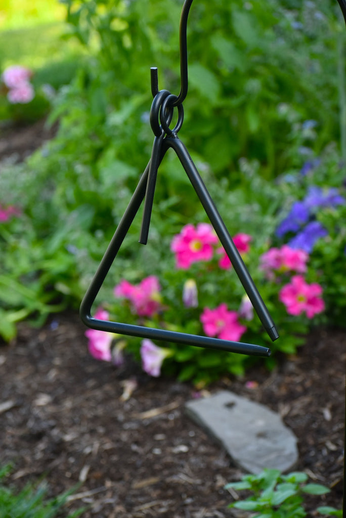 Hand forged Triangle Dinner Bell 11