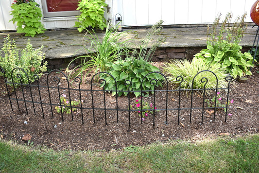 Flower bed border edge fence