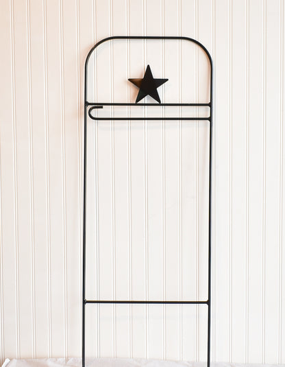 Small Garden Flag Arbor With Star Cutout Design